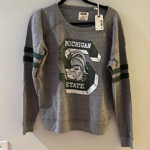 Michigan State Tailgate by AE sweatshirt NWT